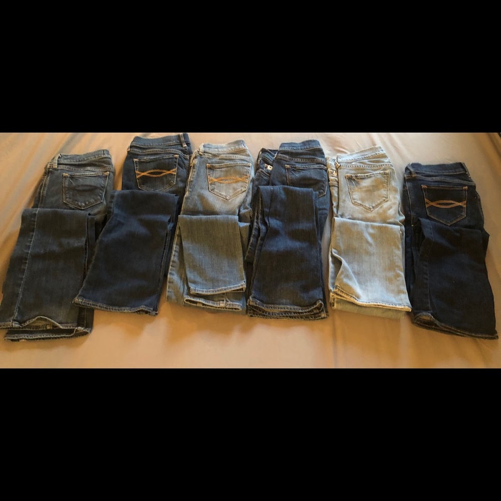 Six Abercrombie Kids Jeans